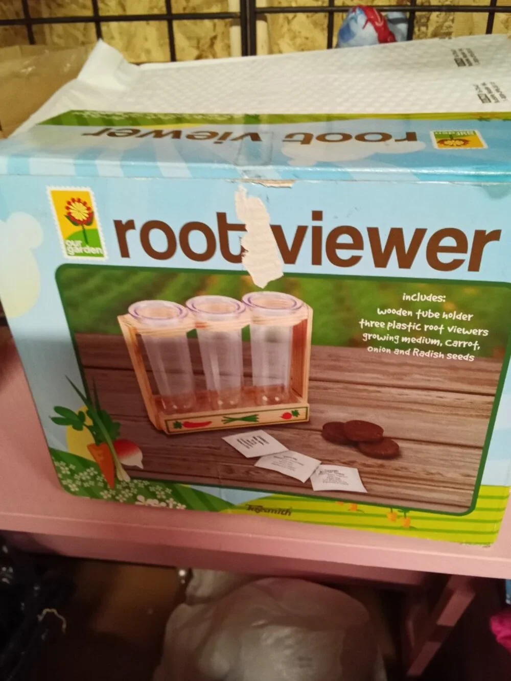 Our Garden Root Viewer Kit with Seeds and Wooden Holder